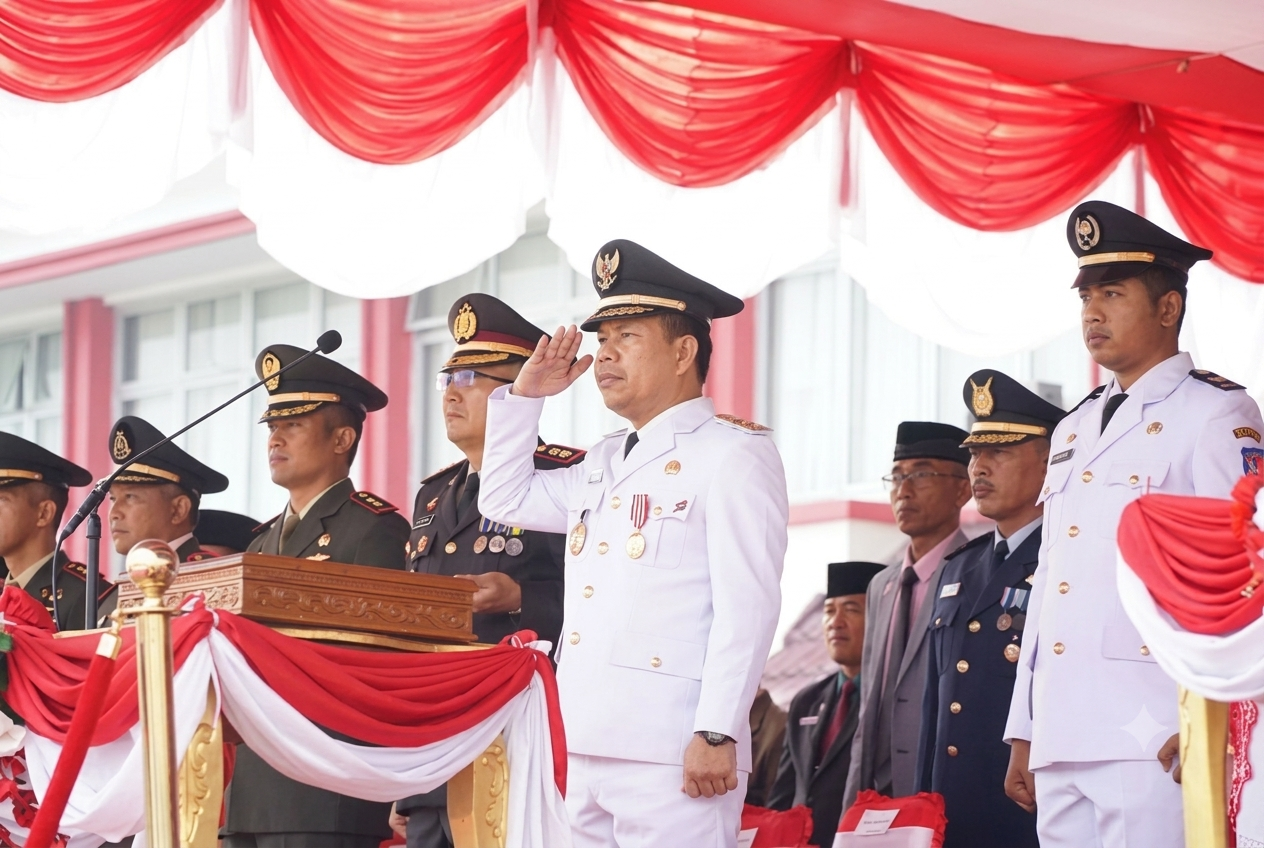 Bupati Sambas Ajak Seluruh Elemen Masyarakat Semarakkan HUT ke 81 Kemerdekaan RI