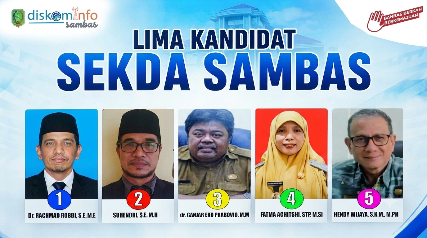 Panitia Seleksi Umumkan Hasil Seleksi Penulisan Makalah JPT Pratama Sekretaris Daerah Sambas