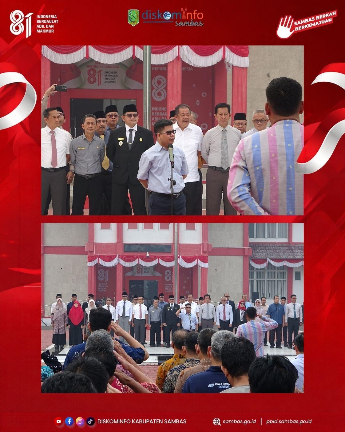 Bupati Satono Sampaikan Pesan Penguatan Kinerja Jelang Akhir Tahun Saat Pimpin Apel Gabungan