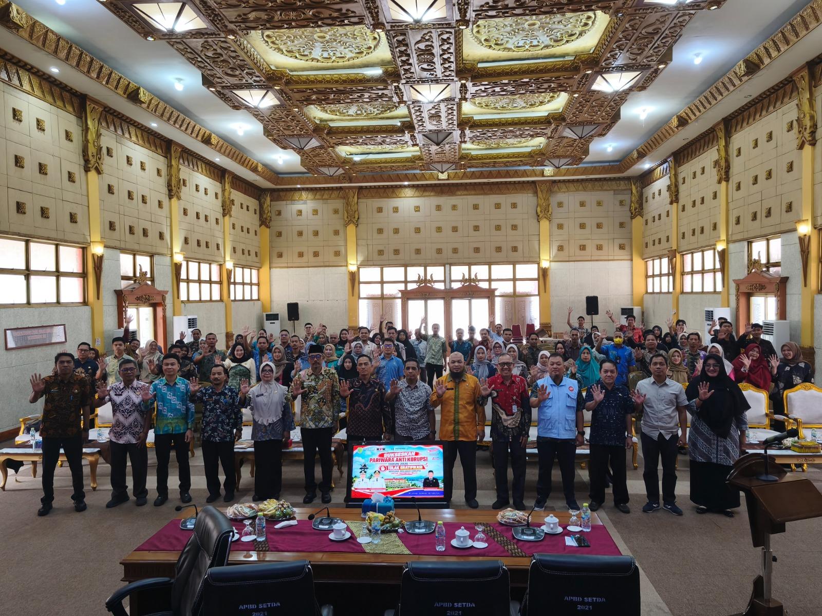 ​Komitmen Mewujudkan Pemerintahan Bersih, Pemkab Sambas Gelar Sosialisasi Pariwara Anti Korupsi Tahun 2026