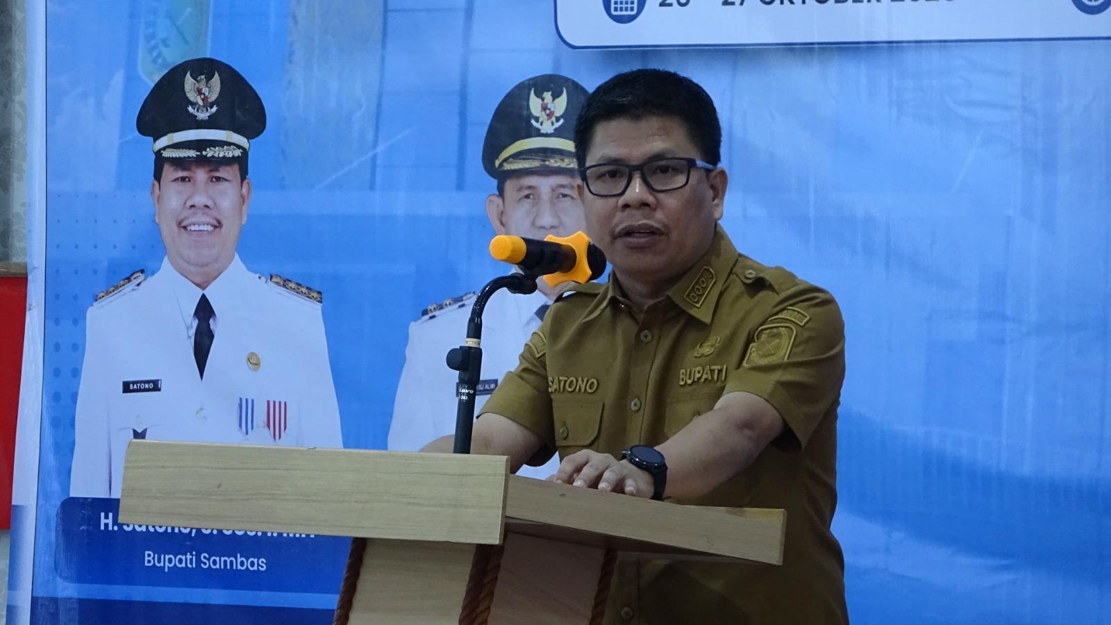 Bupati Satono Dorong Penguatan Tata Kelola BLUD RSUD Sambas untuk Tingkatkan Mutu Pelayanan