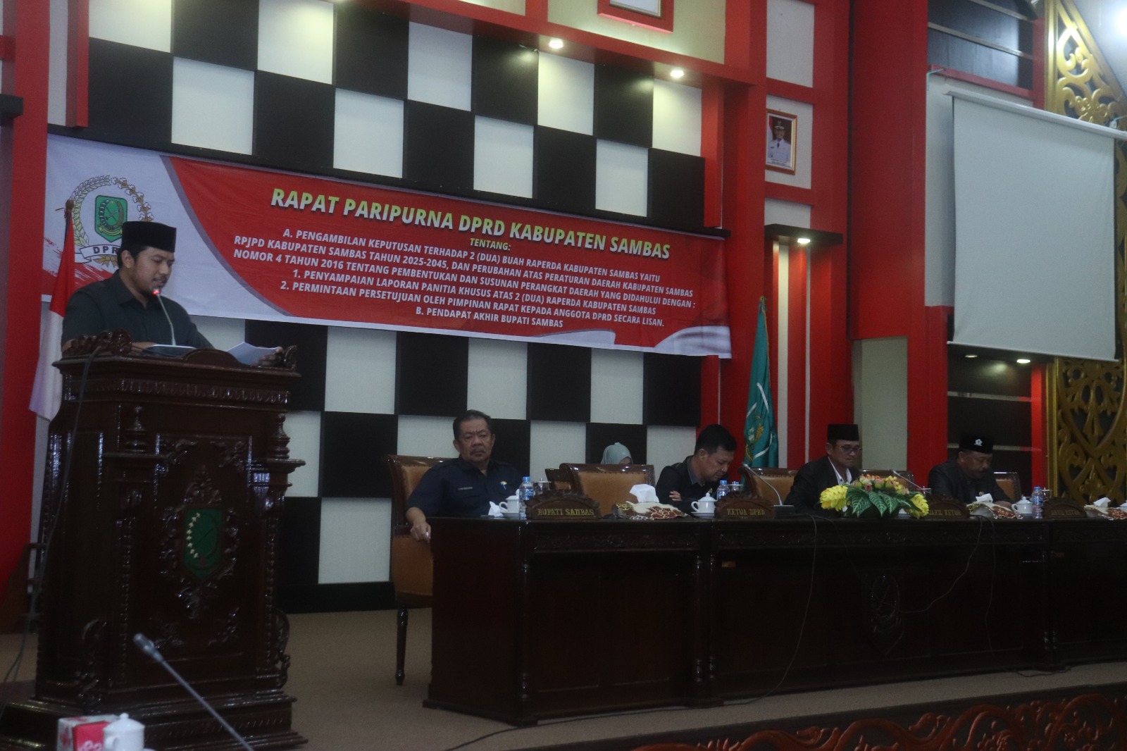 Gelar Paripurna Pengesahan Raperda