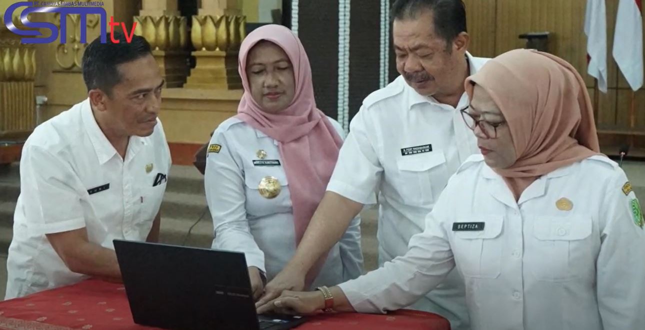 BAPPEDA KAB. SAMBAS LOUNCHING APLIKASI MATA IKAN