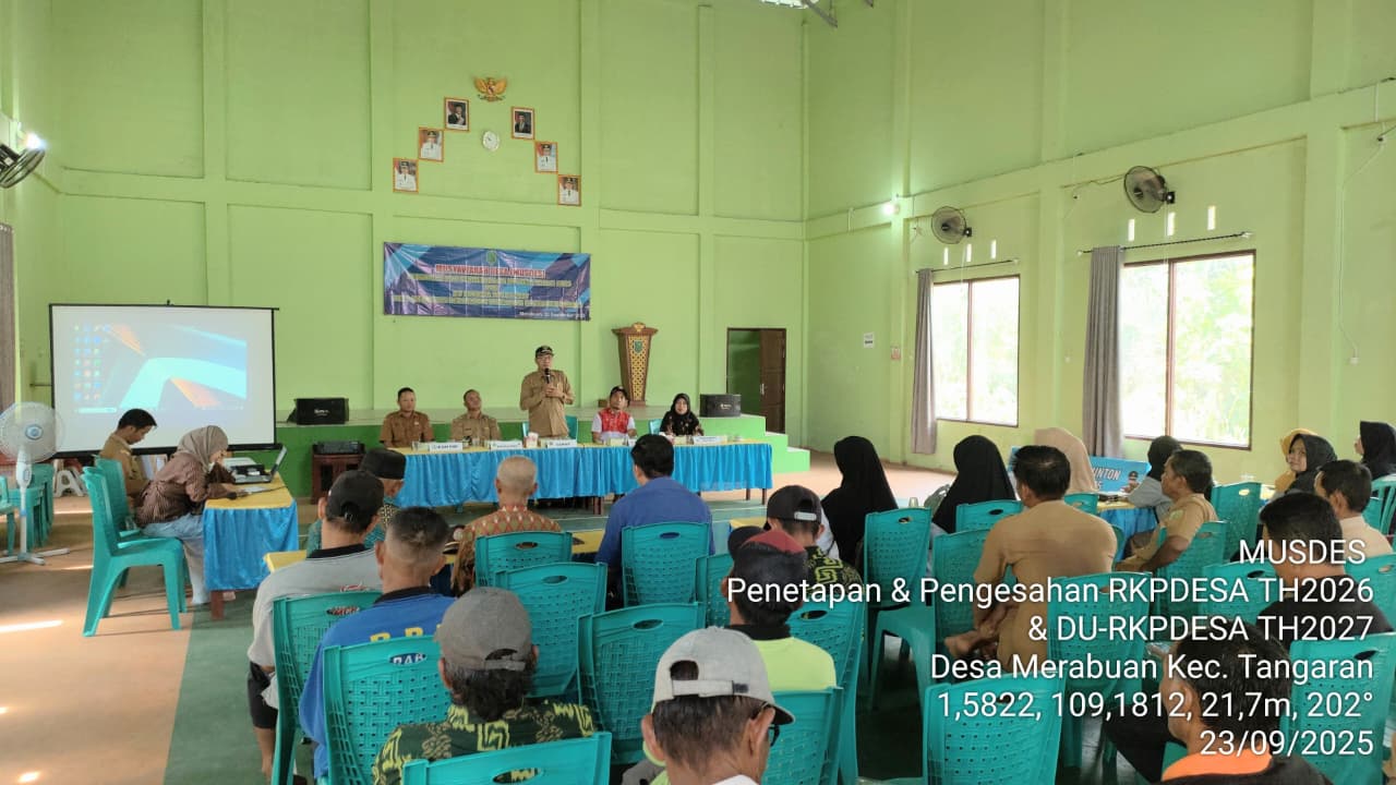 RKP 2026 dan DU RKP 2027 Merabuan Disahkan