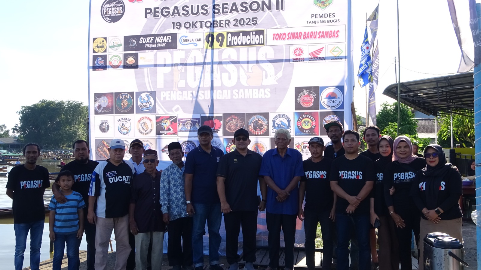 Wakil Bupati Sambas Tekankan Sportivitas dan Pelestarian Udang Galah di Lomba Mancing Pegasus Season II