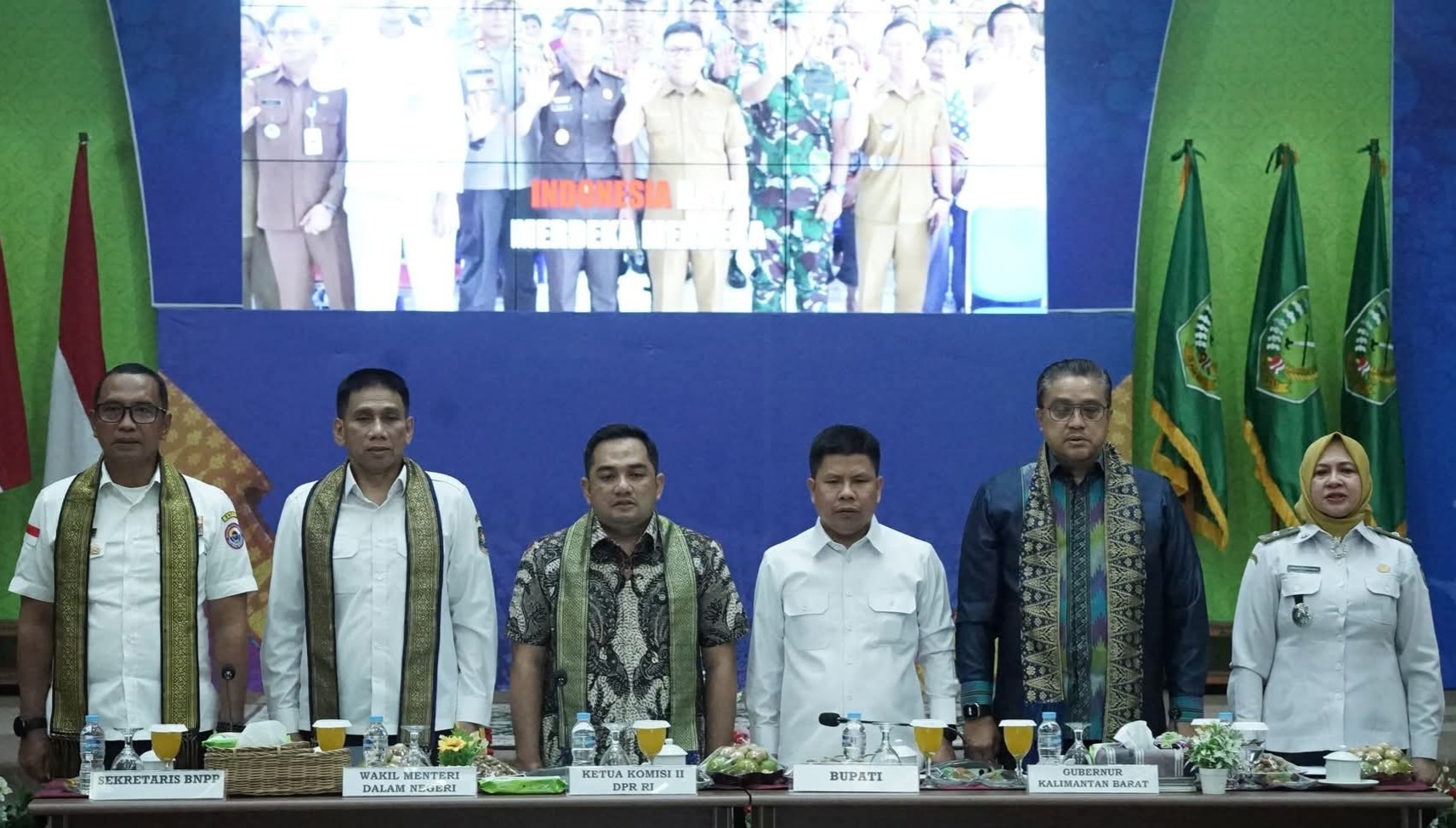 Kunker Komisi II DPR RI, Bupati Satono dan Ketua Komisi M. Rifqinizami K Sepakat Dorong Penguatan Pembangunan Perbatasan Kabupaten Sambas