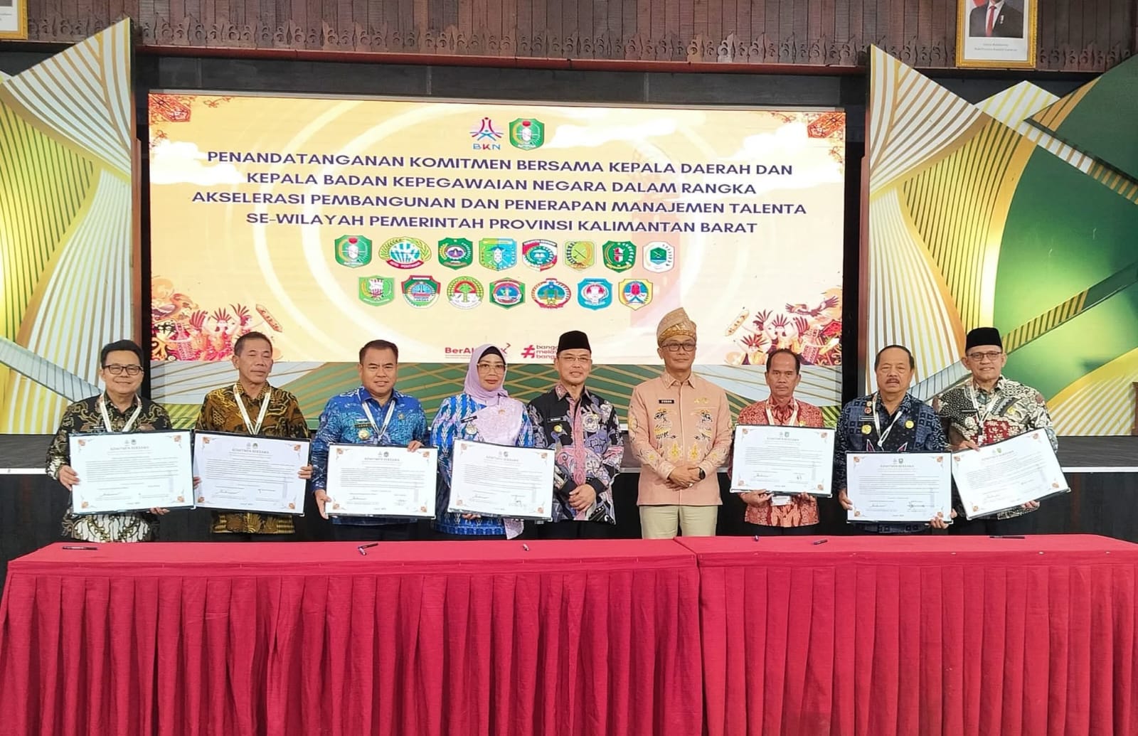 Wabup Sambas Hadiri Penguatan Manajemen Talenta ASN se-Kalbar di Pendopo Gubernur