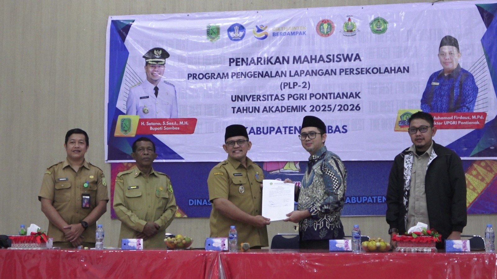 Wakil Bupati  Heroaldi Apresiasi Konsistensi PGRI Pontianak Dalam Membentuk Profesionalisme Calon Tenaga Pendidik