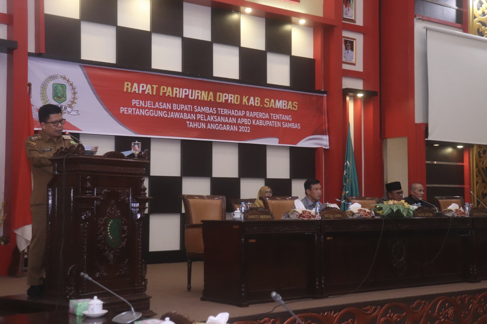 Bupati Sampaikan Raperda Pertanggungjawaban APBD 2022