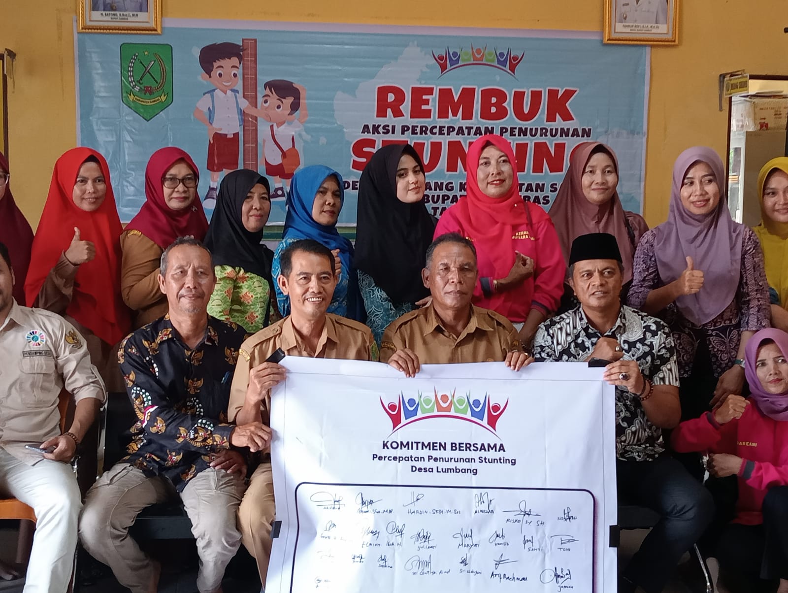 Lumbang Komitmen Bersama Penanganan Stunting